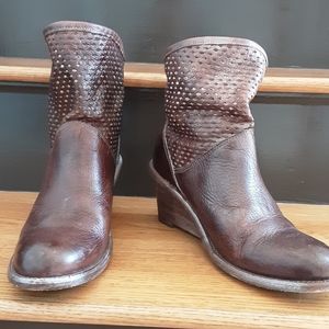 Bed Stu wedge bootie